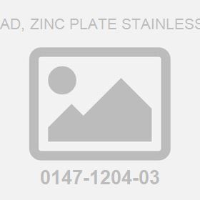 M 5X 10;Hex Head, Zinc Plate Stainless Steel Screw